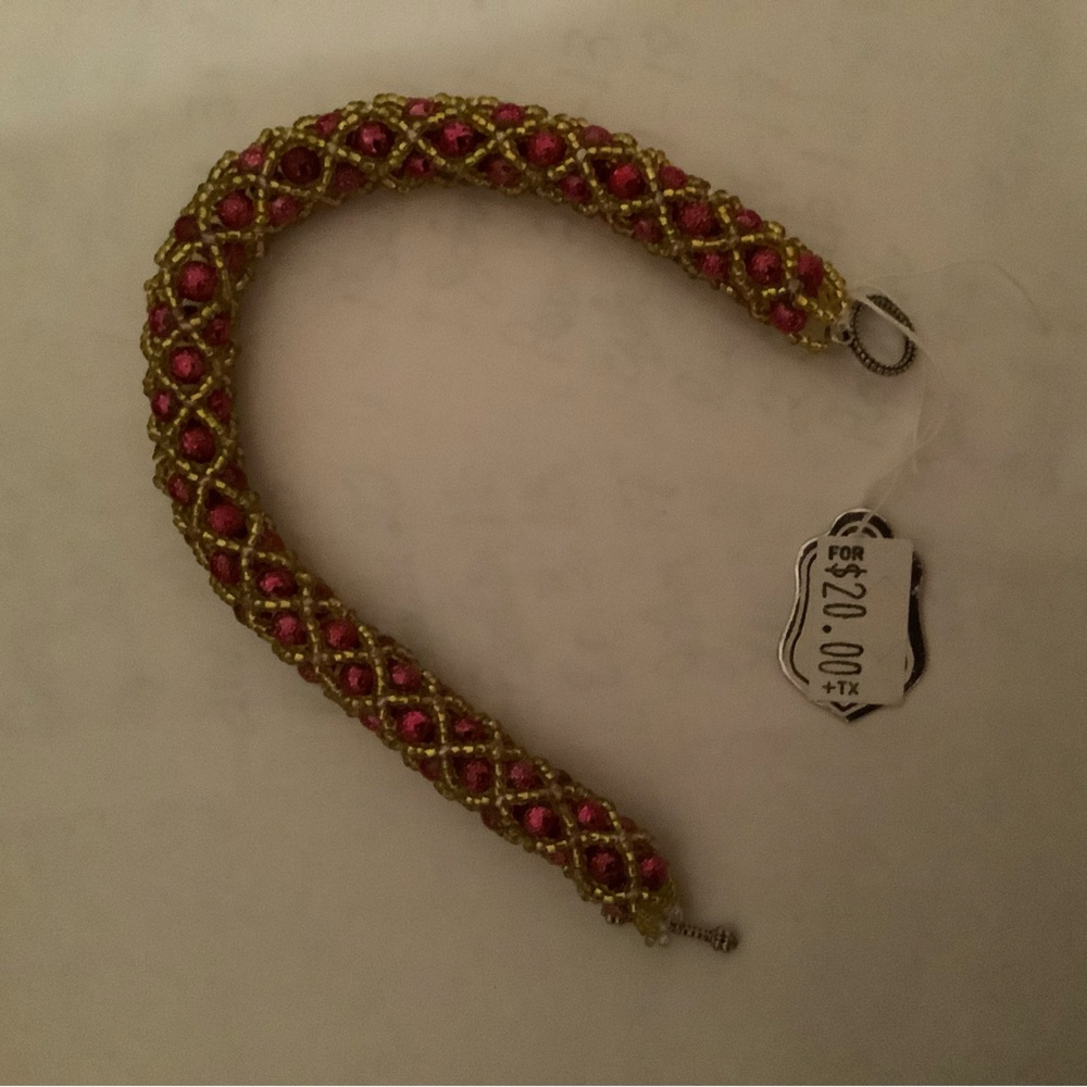 Hand-made Woven Beaded Bracelet